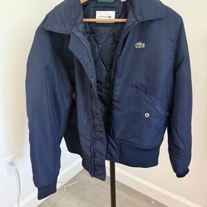 Lacoste Dark Blue Bomber Jacket